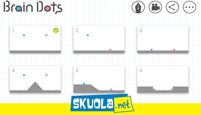foto dell'applicazione brain dots