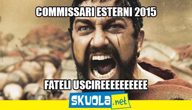 Commissari esterni maturità 2015:  basta aspettare!
