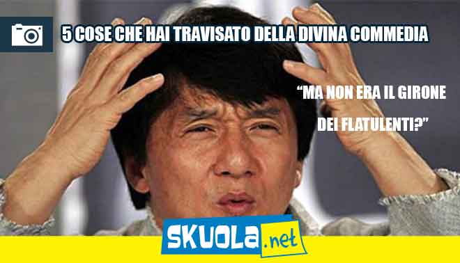foto di dante divina commedia e confusione