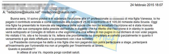 truffa contributi, le minacce dei presidi