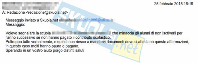 truffa contributi, le minacce dei presidi