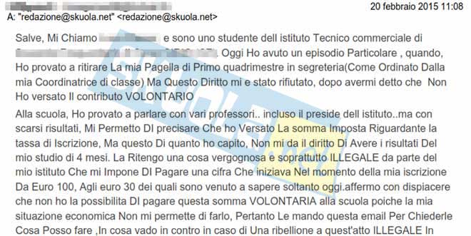 truffa contributi, le minacce dei presidi