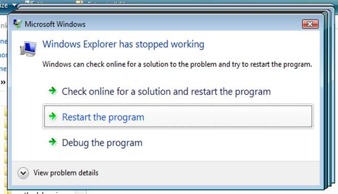  foto di crash Windows