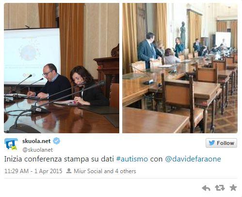 Sottosegretario Davide Faraone e Giovanna Boda Direttore Direzione Generale per lo Studente, l'Integrazione e la Partecipazione del Miur