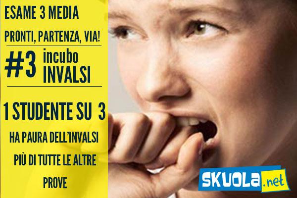 esame terza media paura prova invalsi