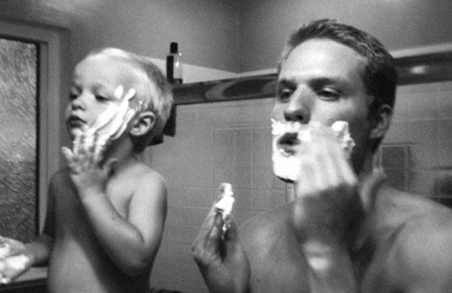 foto di papà come esempio di vita