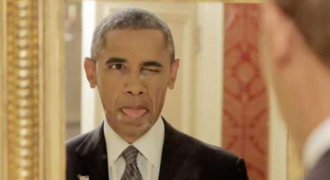 Obama fa le boccacce