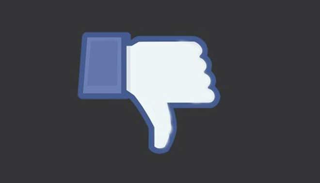 Facebook: arriva il dislike