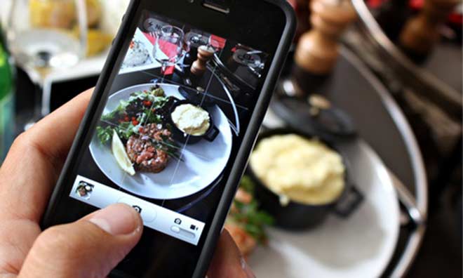  foto di food selfie