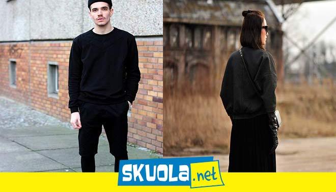 foto di look da funerale