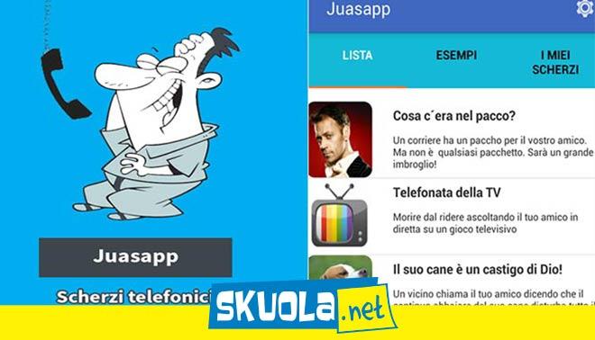 foto dell'applicazione juasapp