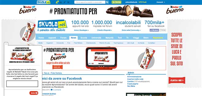  foto di Contest Kinder Bueno
