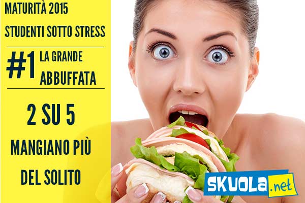 foto di mangiare per stress da maturità 2015