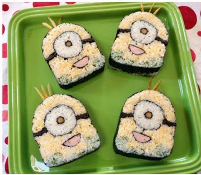  foto di Sushi minions
