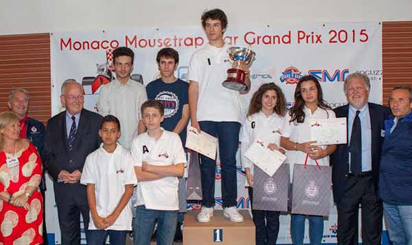 monaco mousetrap car grand prix primo classificato