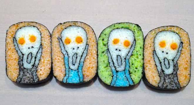  foto di Sushi urlo Munch