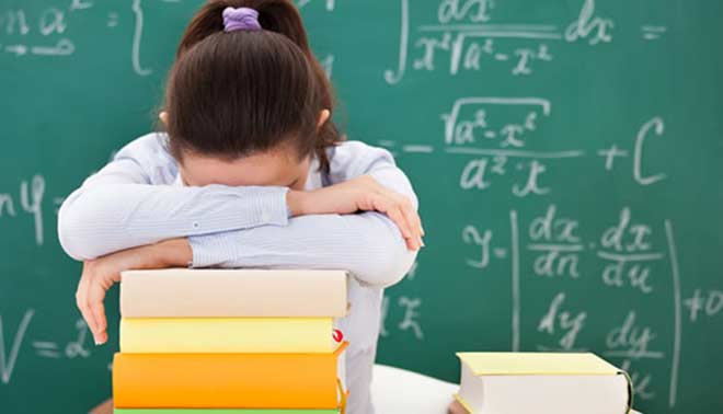 foto di negato per la matematica è colpa di mamma e papà