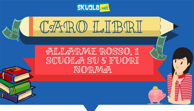 Allarme caro libri: 1 scuola su 5 fuori legge