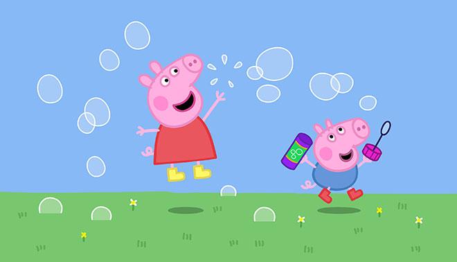 foto di Peppa Pig censurata dai libri di scuola