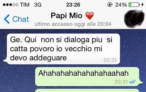 foto povero papà