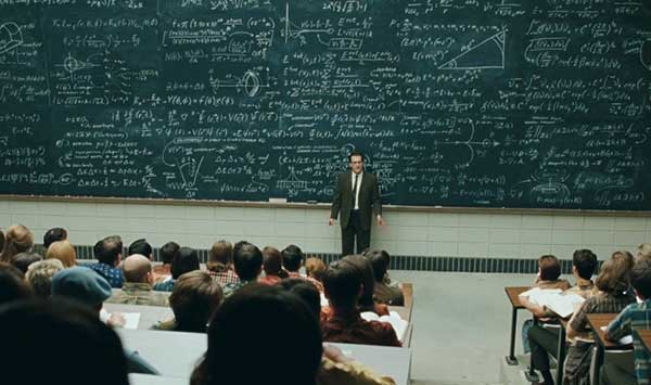  foto di prof matematica alla lavagna