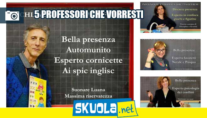Prof offresi: tu quale sceglieresti?