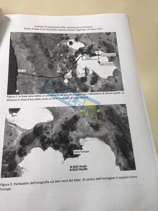 foto della traccia simulazione della seconda prova di Scienza della maturità del liceo scientifico