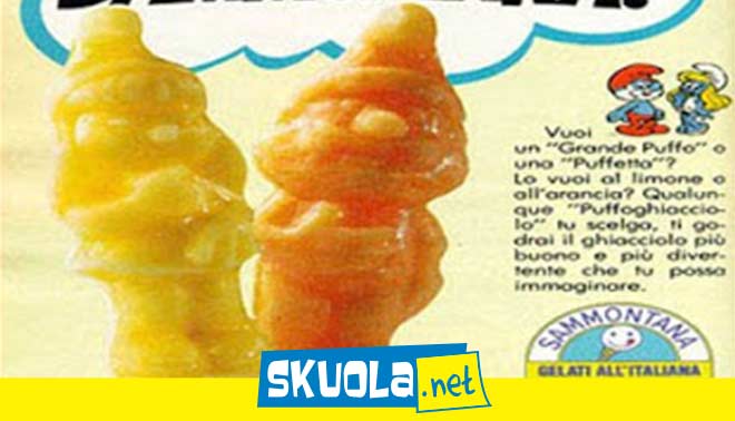 foto di gelato puffoghiacciolo