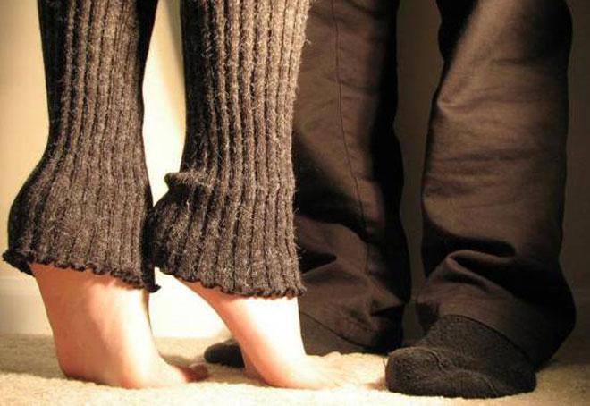 foto di rapporto in piedi