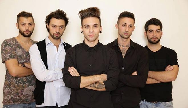 foto di sanremo per i giovani vincono i Dear Jack