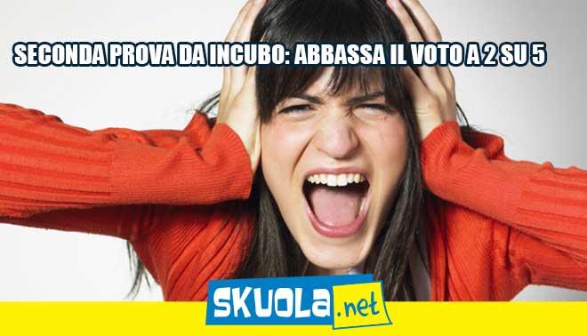 foto di seconda prova da incubo