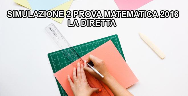 Soluzioni simulazione prova matematica 2015/2016