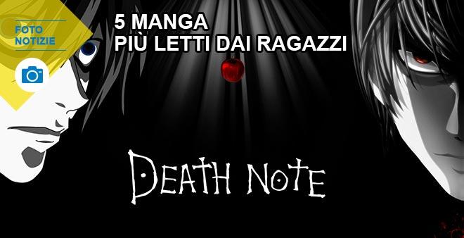 foto di copertina 5 manga più letti dai ragazzi