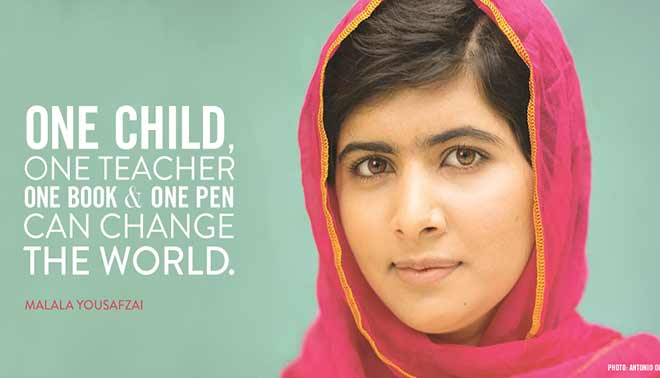 foto di soluzione prima prova maturità 2015 tema generale Malala