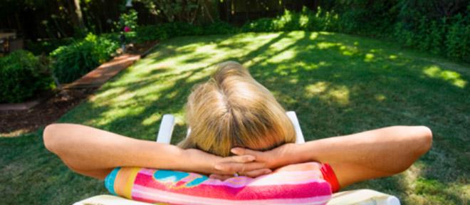 foto di prendere il sole