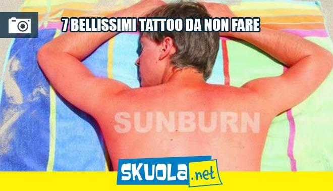 foto di tatuaggi sole