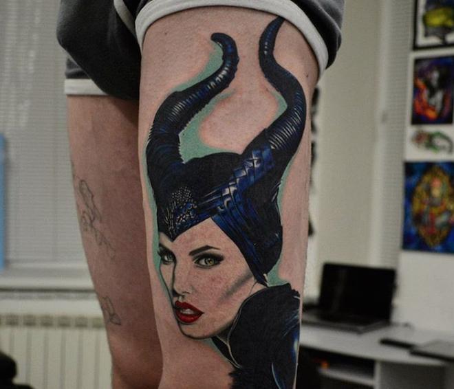  foto tatuaggio Maleficent
