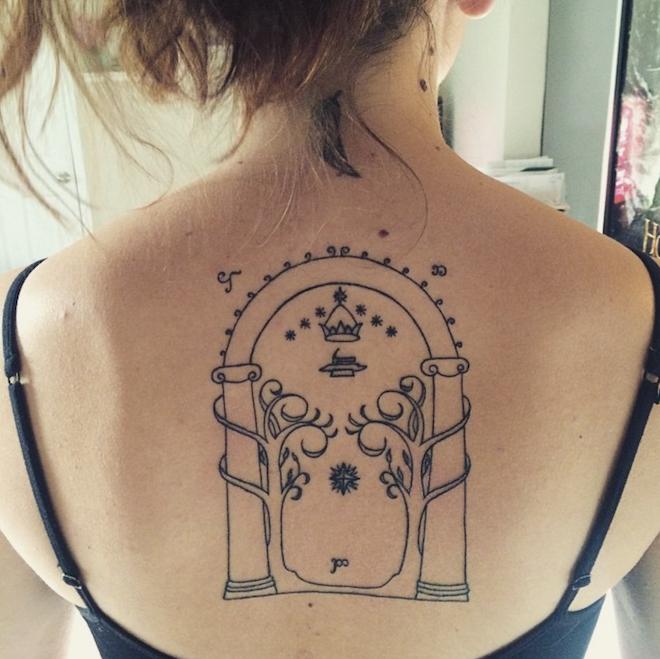  foto tatuaggio Signore Degli Anelli
