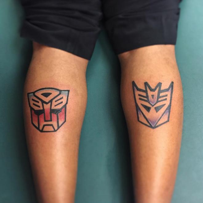  foto tatuaggio Transformer
