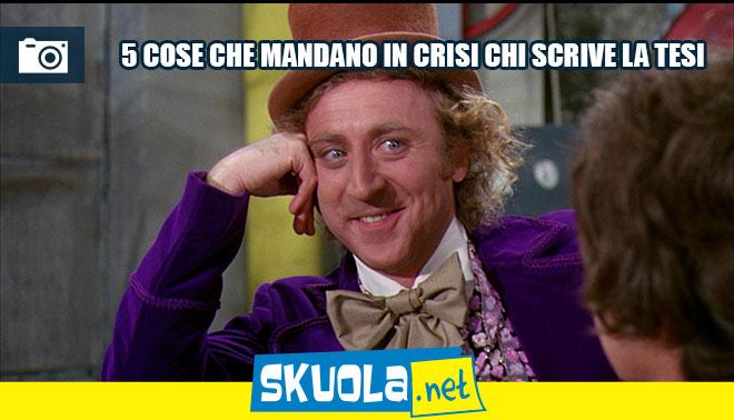 Le 5 cose che mandano in crisi i tesisti