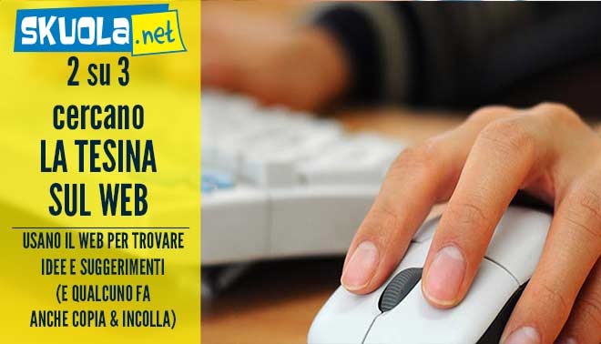 Tesina di maturità last minute: 3 su 4 in alto mare