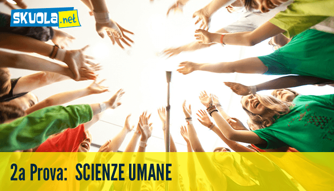 "Soluzione di scienze umane per le tracce della seconda prova di maturità 2015"