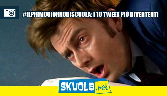#ilprimogiornodiscuola: i 10 tweet più divertenti
