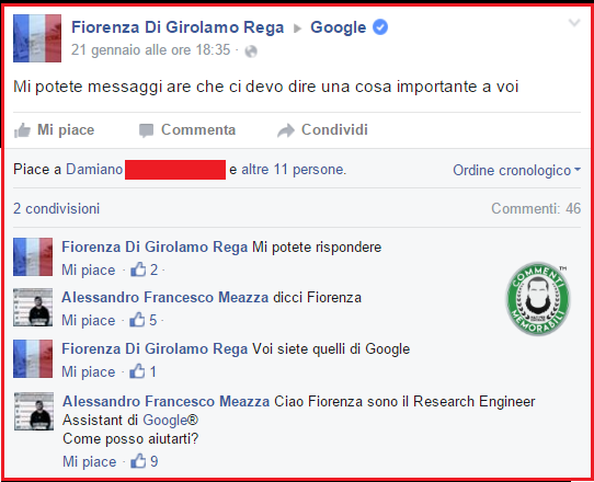 Fiorenza Di Girolamo: la donna che ha rotto Google articolo