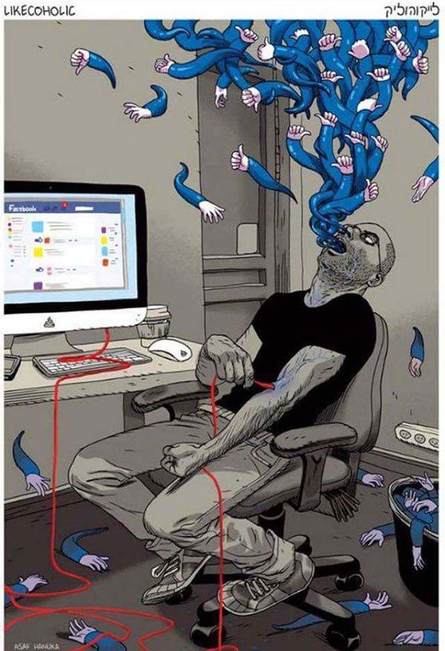 20 illustrazioni che mostrano il malessere del nostro tempo articolo