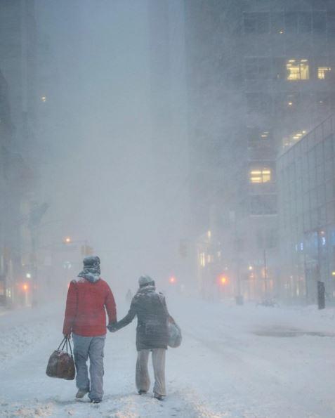 Lo spettacolo di New York sotto la neve - 20 FOTO articolo