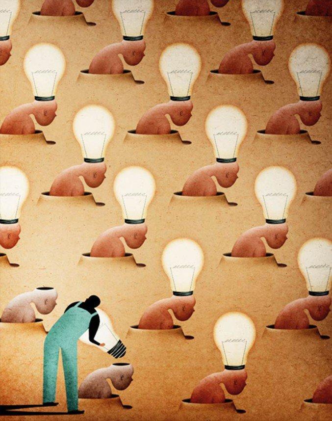 20 illustrazioni che mostrano il malessere del nostro tempo articolo