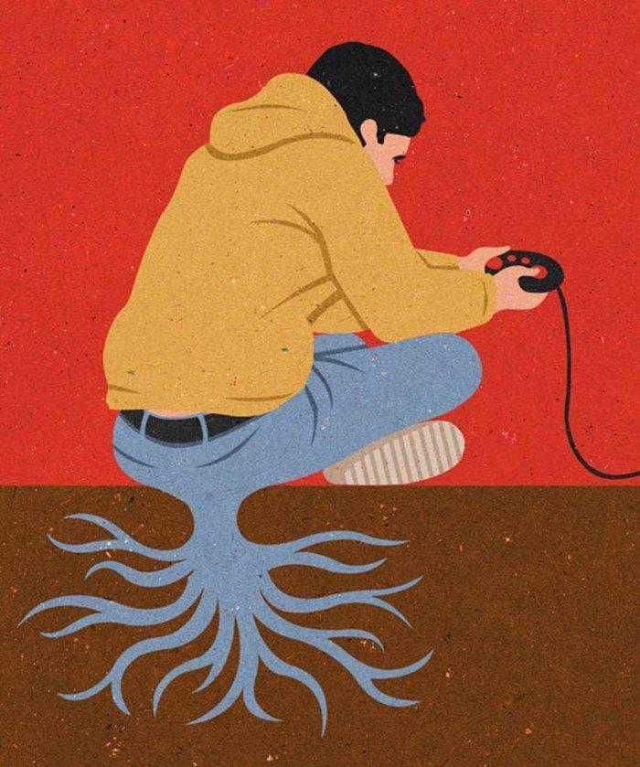 20 illustrazioni che mostrano il malessere del nostro tempo articolo