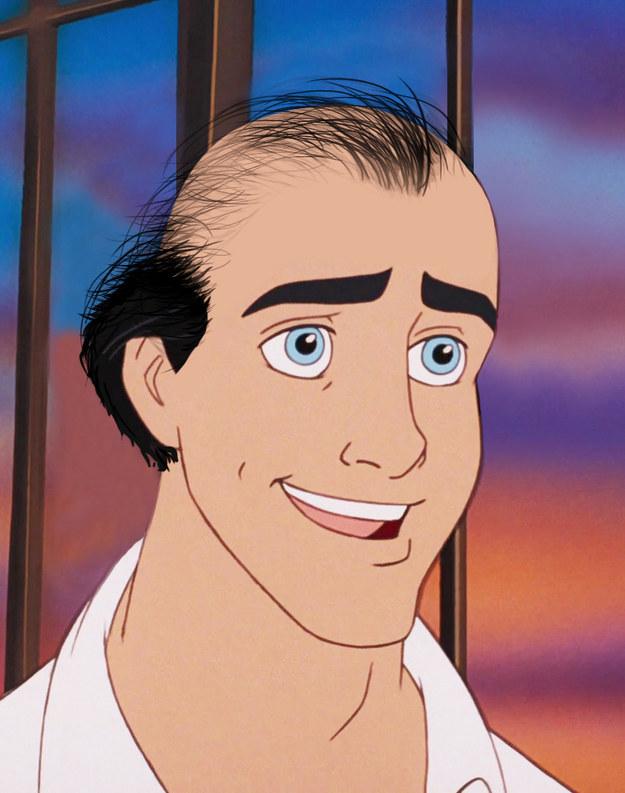 Come sarebbero i principi Disney se fossero PELATI? articolo