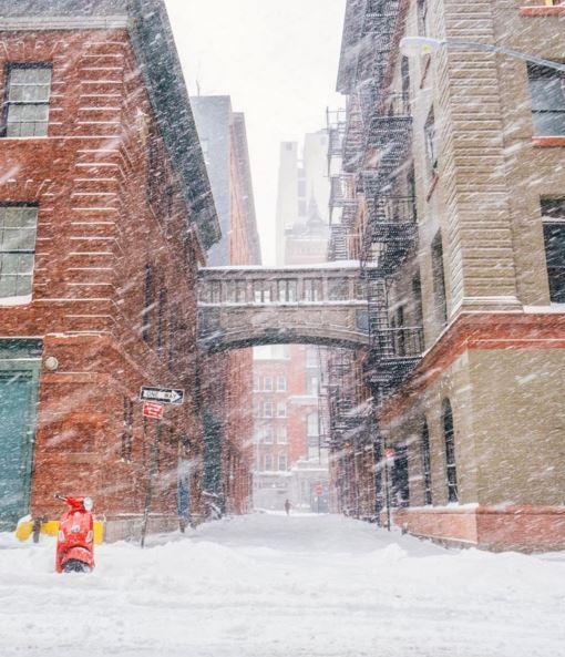 Lo spettacolo di New York sotto la neve - 20 FOTO articolo